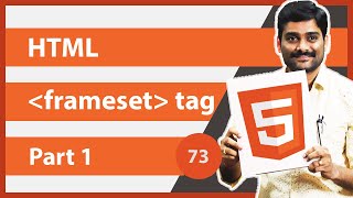 HTML frameset Tag and Frame Tag Part 1  HTML Tutorial 73 🔥😉👍 [upl. by Notecnirp]