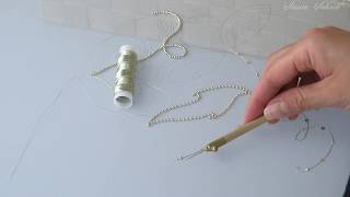 Luneville Embroidery Tutorial Beginner Module 3 Lesson 1 [upl. by Adieno731]