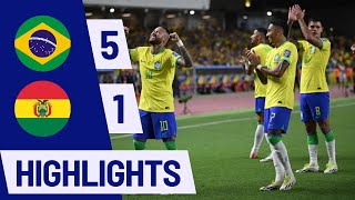 Brazil vs Bolivia  Highlights World Cup qualifiers  Balls and Goals [upl. by Bartel]