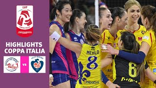 Scandicci  Bergamo  Highlights  Quarti Finale Coppa Italia Frecciarossa  Lega Volley Femminile [upl. by Llehcnom]