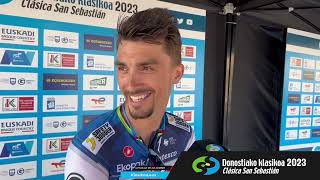 Clasica San Sebastian 2023  Julian Alaphilippe  quotLenvie est là quot [upl. by Ekim]