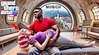 😭😭Oh my God Mia😭😭Franklins Pregnant Girlfriend Mia In MunichGTA 5 Real Life Mod Remastered [upl. by Ahsinert343]