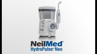 NeilMed HydroPulse Neo  MultiSpeed Electric Pulsating Nasal Sinus Irrigation System [upl. by Ainesy997]