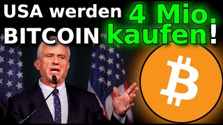 USA beabsichtigen Kauf von 4 Mio Bitcoin im Gegenwert von 260 Mrd USD [upl. by Tayyebeb499]