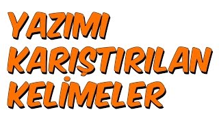 5dkda YAZIMI KARIŞTIRILAN KELİMELER [upl. by Belldame]