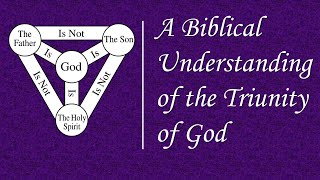 A Biblical Understanding of the Triunity of God  Part 1 [upl. by Enos994]