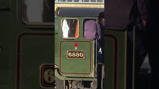 6880 Betton Grange arrives at Sheringham train railway steamengine steamtrain heritagerailway [upl. by Daph]