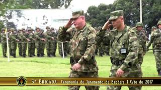 Ceremonia Juramento de Bandera Primer Contingente 2017 [upl. by Finbar]