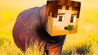 WOOFLESS THE HIPPO GOD MINECRAFT 18 MINI GAME HUNGRY HIPPOS [upl. by Britta668]