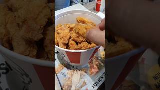 One Bucket KFC shorts kfc yummy [upl. by Macegan]