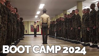 United States Marine Corps Recruit Training  Pick Up March 2024 [upl. by Longwood831]