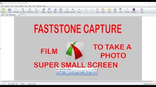 Faststone Capture  Super light screen capture video recording software  FsCapture  Light screen [upl. by Hutner]