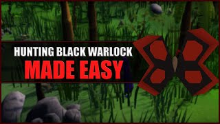 Quick Guide to Hunting Black Warlock in OSRS  Hunter Guide  Hunters Rumours [upl. by Enilrae]