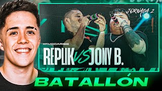 GAZIR reacciona a JONY BELTRÁN vs REPLIK en FMS CARIBE 🏴‍☠️ [upl. by Oryaj]