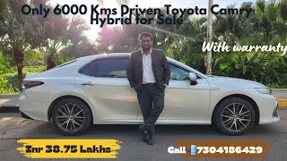 Used Car Toyota Camry 2023 New Shape only 6000 Kms Driven for Sale Under Warranty Call 📲7304186429 [upl. by Ysus]