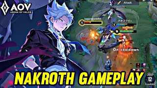 AOV  NAKROTH GAMEPLAY  IN JUNGLE  ARENA OF VALOR LIÊNQUÂNMOBILE ROV [upl. by Bowen78]