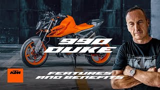 The 2024 KTM 990 DUKE – Features and Benefits  KTM [upl. by Kcinnay82]