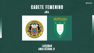 CF  LIGA  1ª FASE  J04  Lagunak vs Anaitasuna B 20242025 [upl. by Jehius]