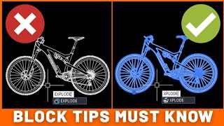 Autocad Block Pro Tips [upl. by Sualokin]