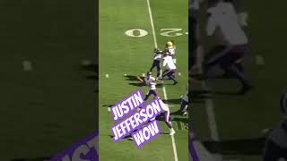 Vikings Justin Jefferson TD from Sam Darnold Week 4 at Packers nfl highlights phireballsports [upl. by Hajidak633]