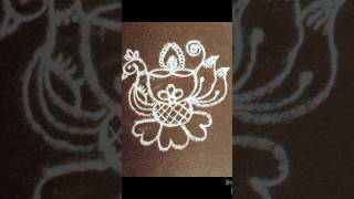 small deepamrangoli simplekolamdesign trending shorts [upl. by Raviv]