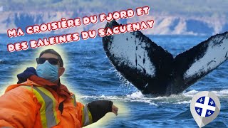 Ma croisière du Fjord et des Baleines du Saguenay  une expérience inoubliable [upl. by Karee469]