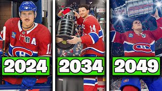 Rebuilding The Montreal Canadiens Until Franchise Mode Ends [upl. by Anhoj747]