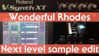 VSynth How to create a wonderful Rhodes sound with velocity effects [upl. by Tamer]