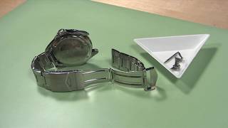 How to Change a Metal Watch Band with End Pieces [upl. by Haimes]