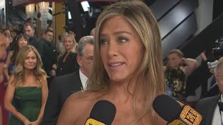 Jennifer Aniston Has the Perfect Interview Question for Herself Exclusive [upl. by Anton964]