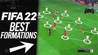 FIFA 22  BEST FORMATIONS amp TACTICS [upl. by Bolte107]