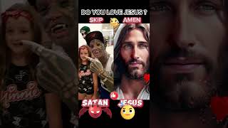 Jesus vs Satan  0514 jesiis jesuschrist god catholic edit jesus fe [upl. by Brockie]