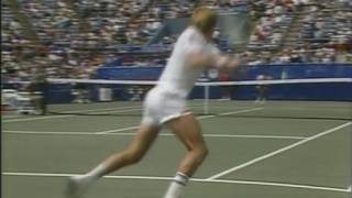 US Open 1986 2R  Jimmy Connors v Claudio Pistolesi [upl. by Xela]