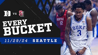 Duke 70 Seattle 48  Every Bucket 112924 [upl. by Spitzer70]