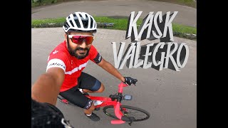 Kask Valegro Helmet 2020 White colour  Unboxing First ride feel amp review purchased in India [upl. by Ydnolem]