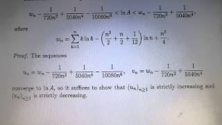 Approximating the constants of GlaisherKinkelin type [upl. by Enobe98]