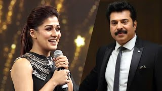 Nayanthara Shows Heartfelt Gratitude Towards Superstar Mammootty At SIIMA [upl. by Adnamar574]