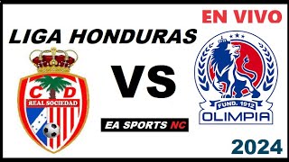 🔴Real Sociedad vs Olimpia en vivo  Liga Clausura Honduras [upl. by Ahsatan330]