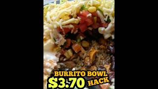 370 CHIPOTLE BURRITO BOWL HACK 🤫 [upl. by Luar683]