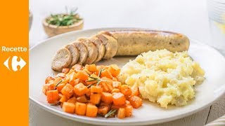 Witte pens met aardpeerpuree en gegrilde pompoen [upl. by Nerha]