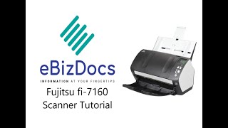 Connecting your Fujitsu fi7160 Scanner [upl. by Zacherie970]