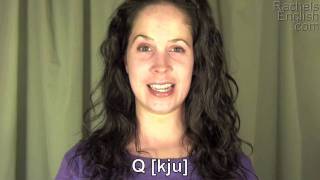 How to Pronounce the Alphabet American English Pronunciation [upl. by Junieta559]