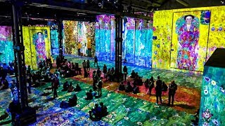 A Walk Through Atelier Des Lumieres Paris Studio Of Lights [upl. by Shererd]