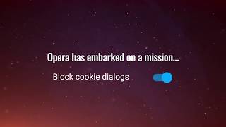 No more annoying cookie dialogues with Opera browser  Opera for Android [upl. by Marline891]