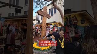 Olvera Street the oldest street of Los Angeles downtownlosangeles downtown olveraartshop [upl. by Revlis189]