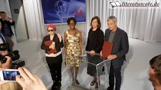 Bachmannpreis 2016 Sharon Dodua Otoo und Julia Wolf im Interview [upl. by Upshaw]