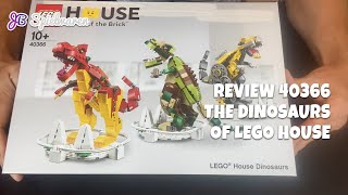 Review 40366 Dinosaurs of the LEGO House [upl. by Cornela]