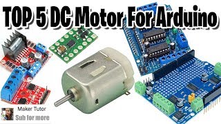 TOP 5 DC Motor Drivers For Arduino [upl. by Nodnart]