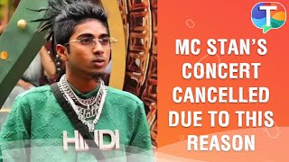 Bigg Boss 16 winner amp rapper MC Stans concert STOPPED in Indore by political activists [upl. by Yemrots410]