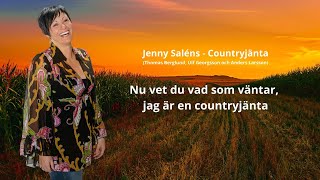 Jenny Saléns  Countryjänta Lyricvideo  Med text [upl. by Leinahtam]